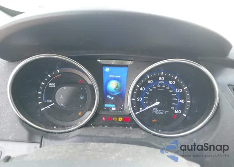 2012 Hyundai Sonata Hybrid из США, поврежденный, VIN KMHEC4A49CA046734